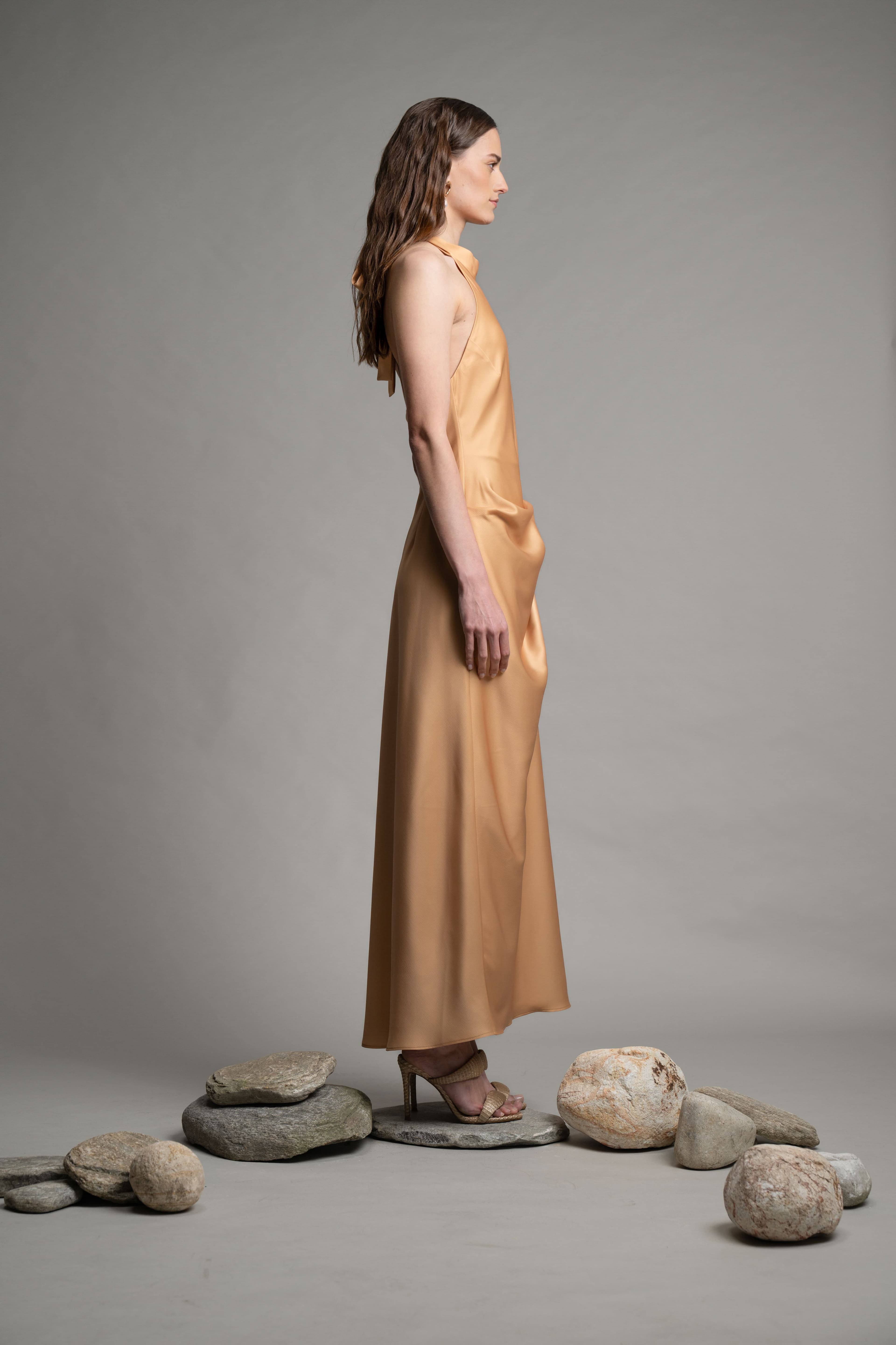 Glace Satin Dress - Image 4